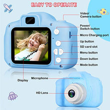 Load image into Gallery viewer, Upgrade Kids Camera for Toddlers, Christmas Birthday Gifts for Age 3-9 Girls and Boys HD Digital Video Camera, Mini Play Camera for 3 4 5 6 7 8 9 Year Old Boys with 32GB SD Card
