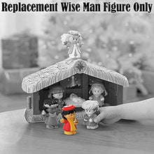 Load image into Gallery viewer, F-Price Replacement Figure for Christmas Nativity Set - J2404 ~ Replacement Wise Man Figure, Red, Yellow
