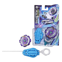 Load image into Gallery viewer, BEYBLADE Burst Surge Speedstorm Jet Wyvron W6 Spinning Top Starter Pack  Defense Type Battling Game Top with Launcher, Toy for Kids
