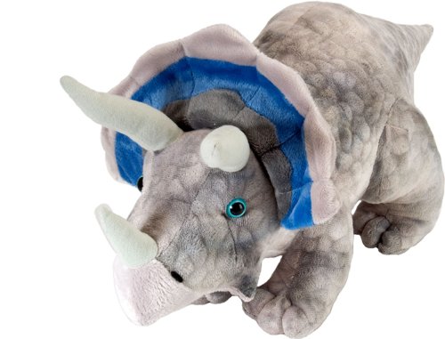 Wild Republic Triceratops Plush, Dinosaur Stuffed Animal, Plush Toy, Gifts for Kids, Dinosauria 10 Inches