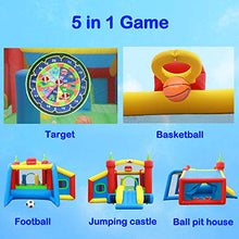 Load image into Gallery viewer, Inflatable Bounce House,Jumping Castle Slide with Blower,Kids Bouncer with Ball Pit
