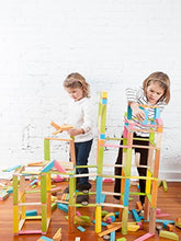 Load image into Gallery viewer, 6 Piece Tegu Travel Pal Magnetic Wooden Block Set, Spaceship

