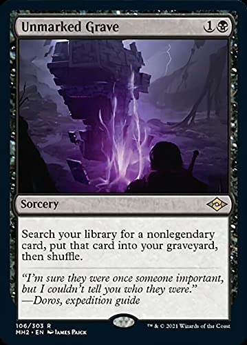 Magic: the Gathering - Unmarked Grave (106) - Foil - Modern Horizons 2