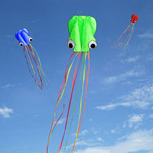 Load image into Gallery viewer, Hengda Kite Pack 3 Colors(Red&amp;Green&amp;Blue) Beautiful Large Easy Flyer Kite For Kids Software Octopus
