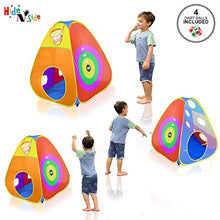 Load image into Gallery viewer, Gift for Toddler Boys &amp; Girls, Ball Pit, Play Tent and Tunnels for Kids, Best Birthday Gift for 1 2 3 4 5 Year old Pop Up Baby Play Toy, Target Game w/ 4 Darts Indoor &amp; Outdoor, Pit Balls Not Included
