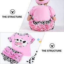 Load image into Gallery viewer, VALICLUD 4pcs Reborn Dolls Clothes for 20-22 Reborn Doll Cow Print Newborn Costume Set Kids Year of The Ox Zodiac Gifts Spring Festival Lunar New Year Party Favors
