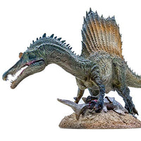 PNSO 1/35 Spinosaurus Hunt Onchopristis 19.3 Large Dinosaur Figure Realistic with Platform Jurassic Animal Dino PVC Model Toys Collector Decor Gift Birthday Party for Adult