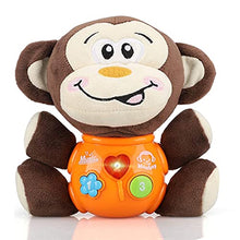 Load image into Gallery viewer, SUNWUKING Baby Musical Toy Baby Doll - Infant Toy Musical Toy for Baby Toy Newborn Plush Figure Toy Toddler Plush Gift Soother Doll Partner Baby Monkey
