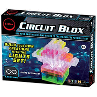 E-Blox Circuit Blox Lights - Sound Activated Circuit Board Building Blocks Toys Set for Kids Ages 8+