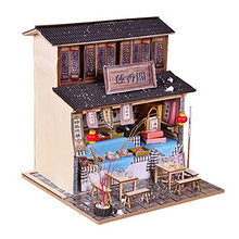 Load image into Gallery viewer, HEYANG Miniature Dollhouse Handmade Kit Set Mini Collection LED Light Dollhouse Miniature Builiding Kit(Chinese Pastry Shop)
