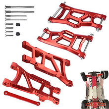 Load image into Gallery viewer, Front &amp; Rear Aluminum Suspension Control A Arms w/Tie Bar for Traxxas 1/10 Slash 2WD Upgrade Parts 2555 3631 2532
