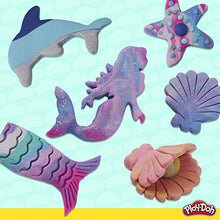 Load image into Gallery viewer, Play-Doh Mermaid Theme 13-Pack of Non-Toxic Modeling Compound with Sparkle and Metallic Colors Plus 5 Tools (Amazon Exclusive)
