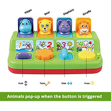 Load image into Gallery viewer, WALA - Interactive Pop Up Animals Toy for Toddlers, with Music, Animal Sounds - Activity/ Learning Toy for Kids (12 M+) - Gift for Toddler Boys &amp; Girls
