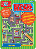 Bendon TS Shure Travel Games Mazes Mini Activity Tin with 20 Illustrated Activity Sheets and Pencil and Tin 50438