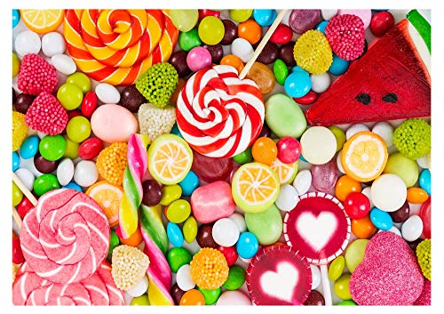 Jigsaw Puzzles 1000 Pieces for Adults and Kids Hard Puzzles Large Thousand Pieces Puzzle Lollipops Board Size 27''x19''