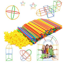 Load image into Gallery viewer, Straw Constructor STEM Building Toys 300 pcs-Colorful Interlocking Plastic Enginnering Toys- Fun- Educational- Safe for Kids- Develops Motor Skills-Construction Blocks- Best Gift for Boys and Girls ..
