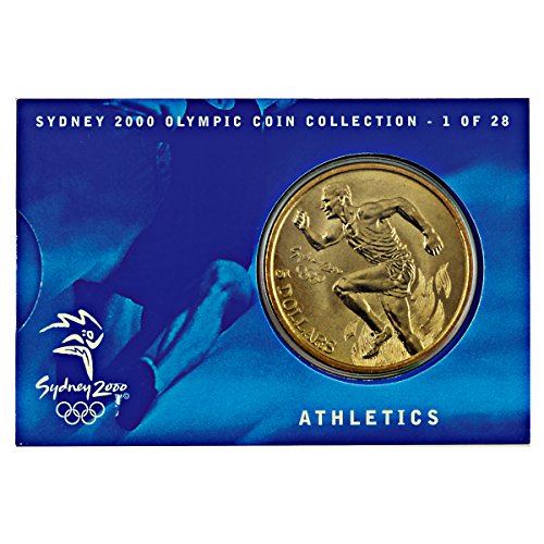 2000 Sydney Olympics Australian Legal Tender $5 Bronze Coin in Original Packaging