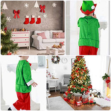 Load image into Gallery viewer, SOIMISS Kids Elf Costume Christmas Red Green Dress Up Elf Hat Cosplay Festival Performance Outfit Toddlers Children
