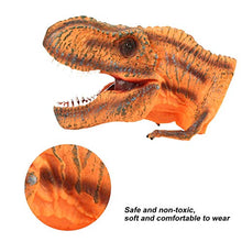 Load image into Gallery viewer, Germerse Dinosaur Head Hand Puppet, Interesting Soft Durable Stories Role Hand Puppet Dinosaur Head Toy, for Kids Boys(Allosaurus)
