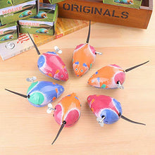 Load image into Gallery viewer, NUOBESTY 4 PCs Wind Up Toy Iron Clockwork Toy Wind Up Racing Mice Cat Mouse Toy for Cat Kitten Children Kids Party Favor(Random Color)
