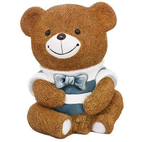 POLNE Kids Piggy Bank,Teddy Bear Piggy Bank for Boys,First Birthday Gifts for Boys,Cute Room Decor