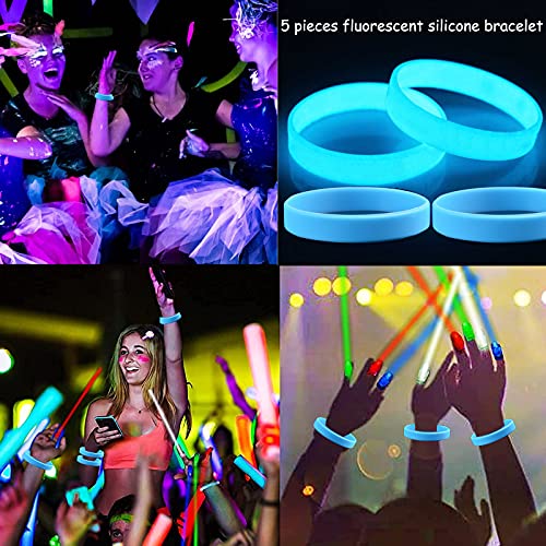 100pcs Neon Glow Party Balloons for Birthday and Wedding Decorations –   Online Shop