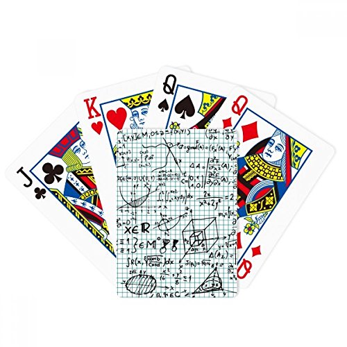 DIYthinker Geometry Mathematical Formulas Calculus Figure Poker Playing Magic Card Fun Board Game