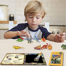 Load image into Gallery viewer, Jurassic Dinosaur Toys for Kids 3-5, 12Pcs Mini Dinosaur Figures with Dinosaur Exploration Book Toys for 3-8 Year Old Boys Girls Birthday Gifts for 3-8 Year Old Boys Girls Toys
