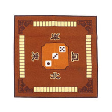 Load image into Gallery viewer, EXCEART Mahjong Table Cover Table Top Mat for Poker Card Games Board Games Tile Games Dominoes and Mahjong (Brown)

