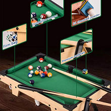 Load image into Gallery viewer, Gymnastics Mat Billiard Table, Multi-Size Folding Billiard Table Game 16 Balls 1 Tripod Cue 2 Mini Billiards Parent-Child Games Educational Toys,B
