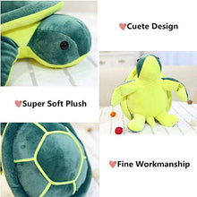 Load image into Gallery viewer, Soft Plush Sea Turtle Cute Stuffed Animal Gift for Boys Girls 13.7 Inch (Green)
