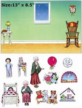 Load image into Gallery viewer, Say Goodnight Moon Felt Figures for Flannelboard Stories - Precut &amp; Ready to Use
