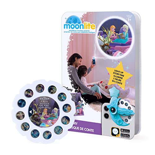 Moonlite Storybook Reels for Flashlight Projector, Kids Toddler | Frozen Royal Sleepover | Single Reel Pack Story for 12 Months and Up