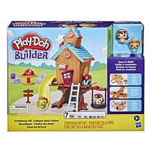 Load image into Gallery viewer, Play-Doh Builder Treehouse Toy Building Kit for Kids 5 Years and Up with 7 Non-Toxic Colors - Easy to Build DIY Craft Set (Amazon Exclusive)
