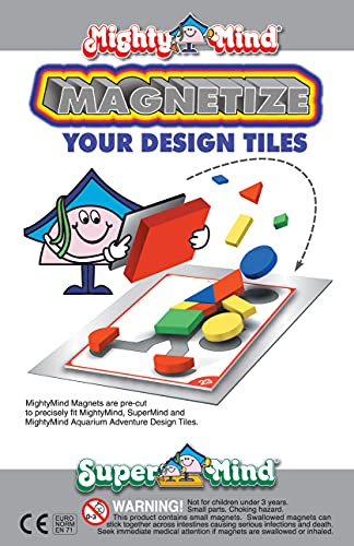 MightyMind Peel & Stick Design Tile Magnets