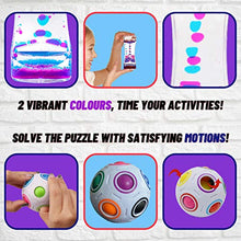 Load image into Gallery viewer, Sensory Fidget Toy Set, Premium 26 Pack, Stress Relief and Anti Anxiety Fidget Box for Kids and Adults, Marble Mesh, Stretchy Strings, Fidget Pad, Rainbow Pop It, Squeeze Bean, Liquid Motion Timer
