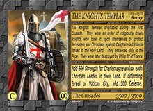 Load image into Gallery viewer, Knights Templar Starter Deck - Historical Conquest - 51 Unique Historical Playing Cards

