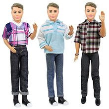Load image into Gallery viewer, ZITA ELEMENT 12 Set of Quality 12 Inch Boy Doll Clothes for 11.5 Inch Girl Doll Boyfriend Doll Clothes Outfits, Included 6 Shirts Tops and 6 Pants for 12 Inch Boy Doll Clothing
