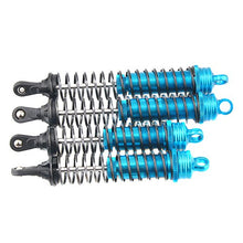Load image into Gallery viewer, Toyoutdoorparts RC 81002 Rear 81003 Front Blue Alum Shock Absorber 4PCS for HSP 1:8 Buggy Truck
