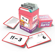 Load image into Gallery viewer, S.T.O.R.M. Subtraction Flash Cards for School Grade Math Flash Cards | Subtraction Activity | Math Games for Kids
