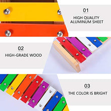 Load image into Gallery viewer, EXCEART 15- Tone Wooden Xylophone Knock Multi- Colored Piano Kid Educational Preschool Learning Tool
