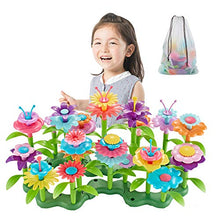 Load image into Gallery viewer, Bu-buildup BBU.01.002 Flower Building Toys, Garden Building Block, Pretend Gardening Toy, Creative Play Toy, 98 PCS Early Educational Toy, Build a Bouquet Floral Arrangement Playset for Kids 3 &amp; Up
