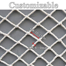 Load image into Gallery viewer, OSHA HJWMM Protective Net for Stairway, Safe Net for Balcony Windows, Garden Netting for Air Ventilation Protecting Mesh Without Drilling (Color : White-4mm, Size : W1.6&#39;xL3.2&#39;(0.5x1m))
