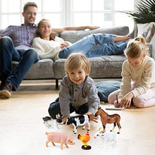 Load image into Gallery viewer, Farm Animals Toys, Yarloo Realistic Solid Farm Animal Figures for Kids, Large Educational Farm Sets with Gift Package for Boys Girls Toddlers Party Favor, 6 Piece Include: Cow,Horse, Goat and More
