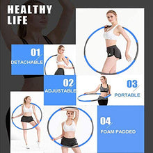 Load image into Gallery viewer, Raoccuy Exercise Hoop for Adults Jump Rope - Weighted Exercise Hoop for Exercise,8 Section Detachable Design-Professional Soft Fitness Exercise Hoop
