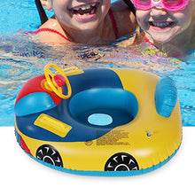 Load image into Gallery viewer, Swimming Ring, Easy Operated Swimming Float Seat Boat, Good Looking Swimming Pool Kids for Swimming Beach
