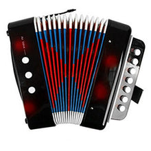 Load image into Gallery viewer, Kid&#39;s Toy Instrument/Kid&#39;s Accordion for Both Boys and Girls,Black
