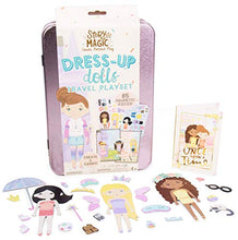 Load image into Gallery viewer, Story Magic Dress-Up Dolls Travel Playset by Horizon Group USA, Pretend Play Magnetic Case, Over 85 Magnet Outfit and Accessory Pieces, On The Go Activity Set, Perfect for Ages 4+
