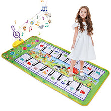 Load image into Gallery viewer, M SANMERSEN Toddler Girl Toys, 55.1&quot; x 27.5&quot; Piano Mat for Toddlers 6 Functional Modes Musical Mat Toys for Girls Boys Music Gifts for 3 4 5 6 Year Old Kids
