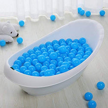 Load image into Gallery viewer, PlayMaty Play Ball Pool Pit Balls - 2.36inches Phthalate&amp;BPA Free Plastic Ocean Transparent Balls for Kids Toddlers and Babys for Playhouse Play Tent Playpen Pool Party Decoration Pack of 70 (Blue)
